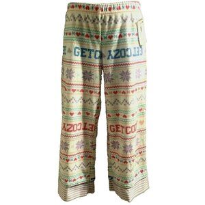 SO Girls Micro Fleece Pajama Pants Size 4 Multicolor Snowflakes